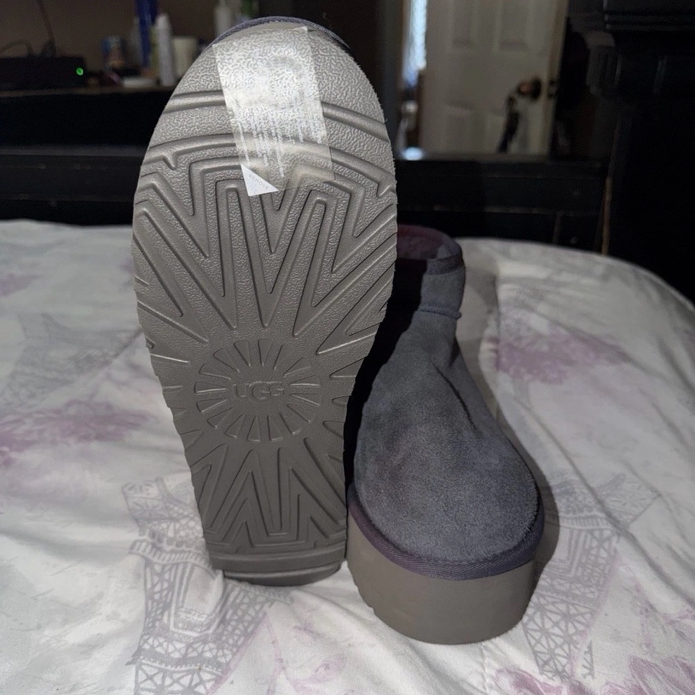 UGG Gray Ankle Boots